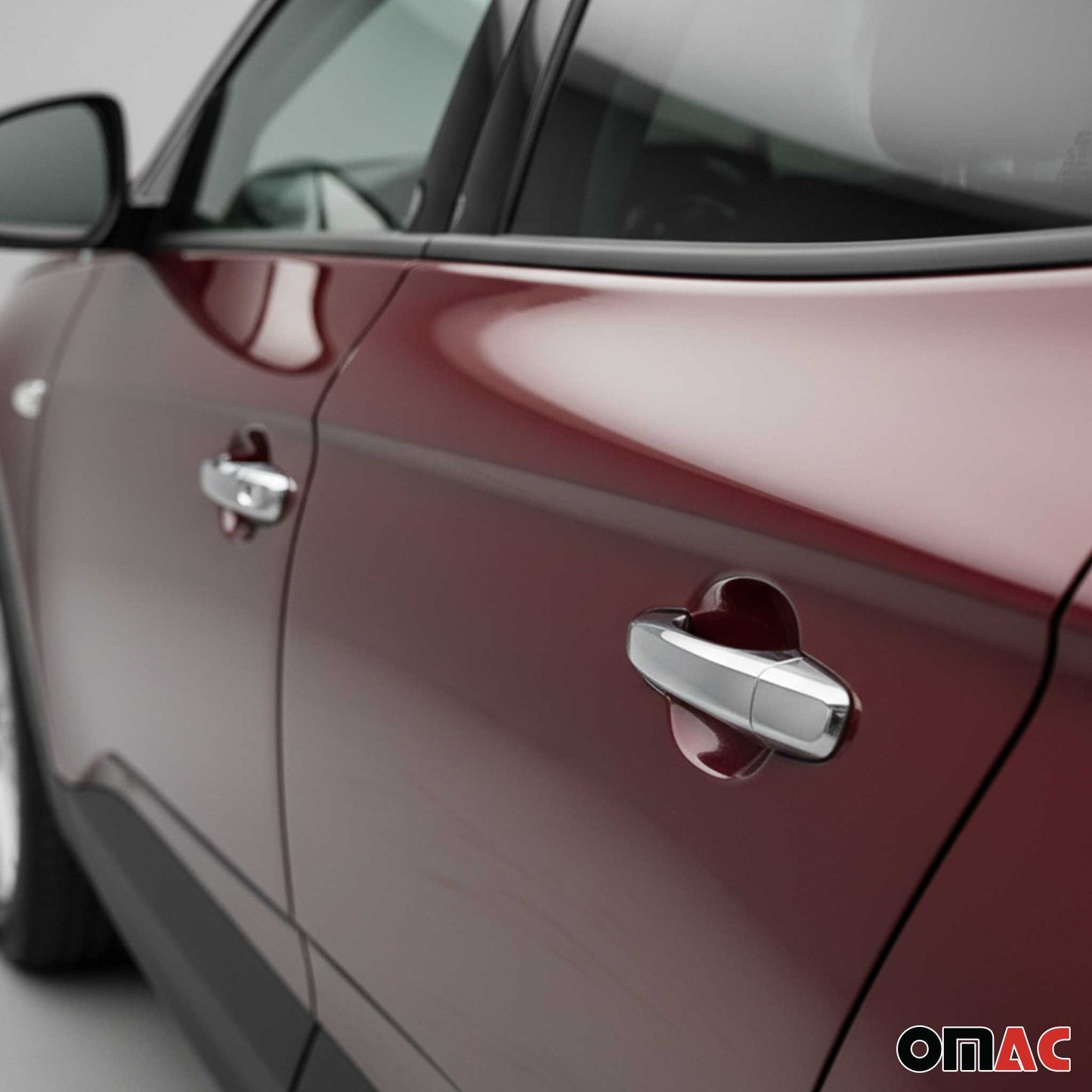 Türgriff Blende Türgriffkappen für Peugeot 2008 2019-2024 4-Tür Edelstahl 8x