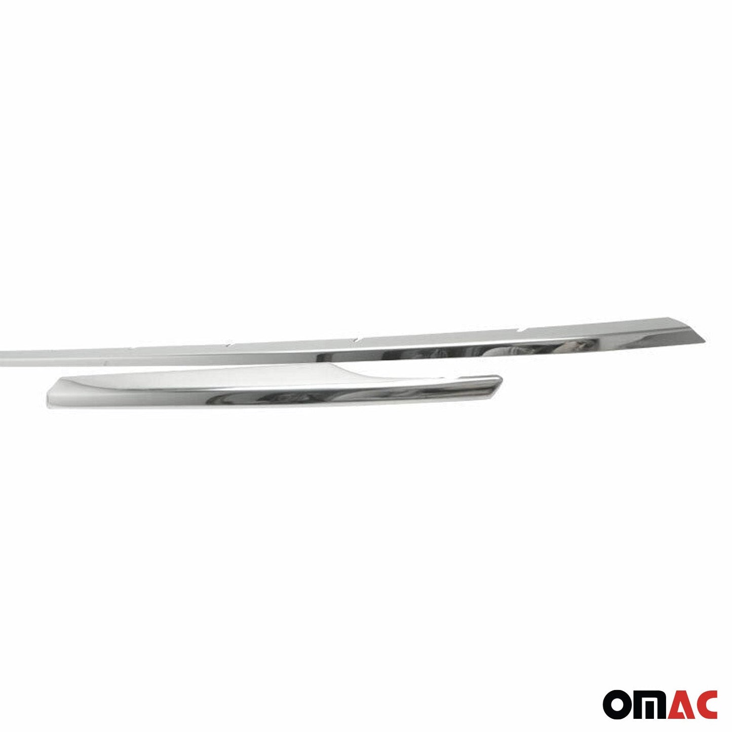 Benzi decorative grilă radiator pentru VW Caddy 2015-2020, oțel inoxidabil, argintiu, set 3 piese