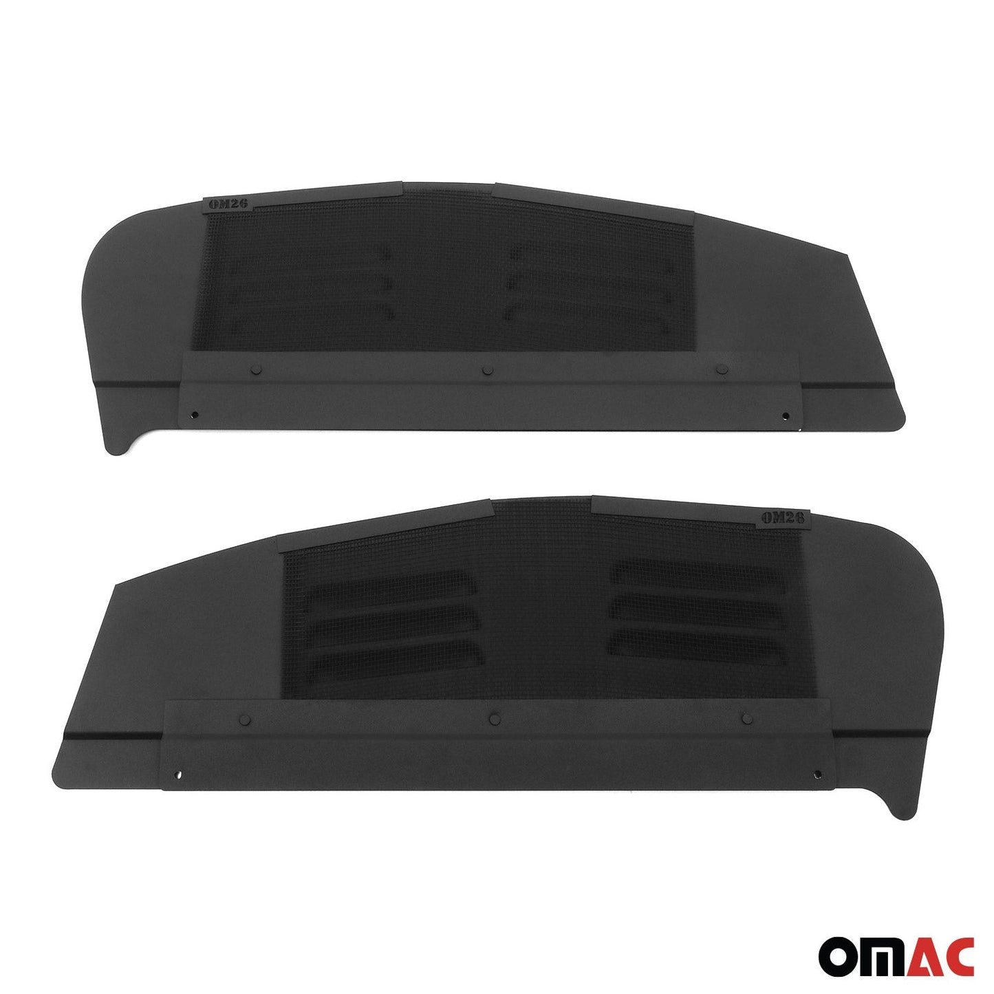 Lüftungsgitter Be & Entlüftung für Renault Trafic 3 2014-2024 Alu Schwarz 2x