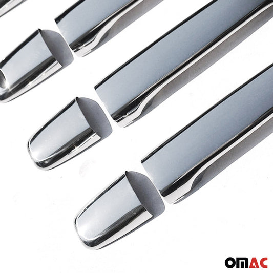 Ornamente mâner ușă, capace mâner ușă pentru Peugeot 4007 2007-2012, 4 uși, oțel inoxidabil, 8x