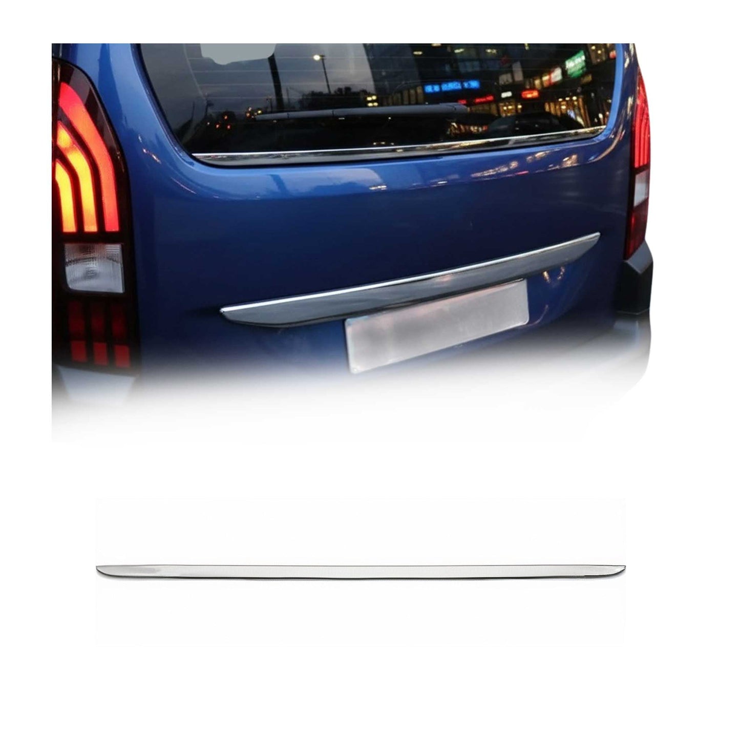 Fensterleisten Zierleisten für Peugeot Rifter 2019-2025 Edelstahl Chrom 1tlg