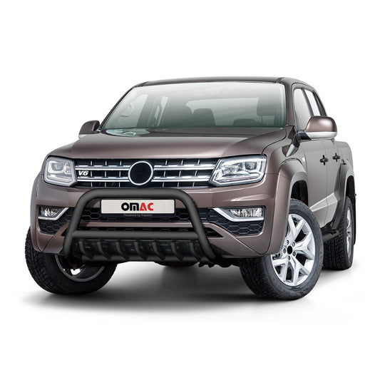 Bară de protecție față pentru VW Amarok 2016-2021 cu ABE (omologare de tip germană) Negru oțel