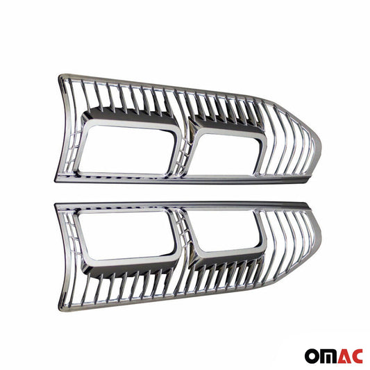 Rücklicht Leisten Heckleuchte für Opel Vivaro 2014-2019 Chrom ABS Silber 2tlg