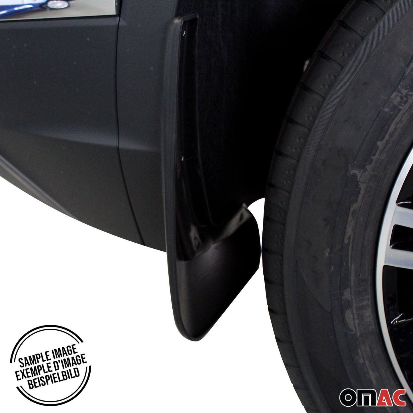 Chlapacze/nakładki na błotniki Peugeot 2008 2013-2019 tylne plastikowe czarne 2x