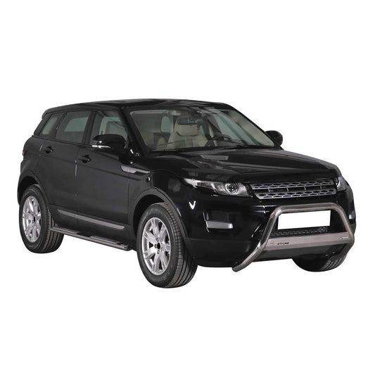 Bară de protecție/buton față pentru Range Rover Evoque 2011-2015, ø63mm, oțel, argintiu
