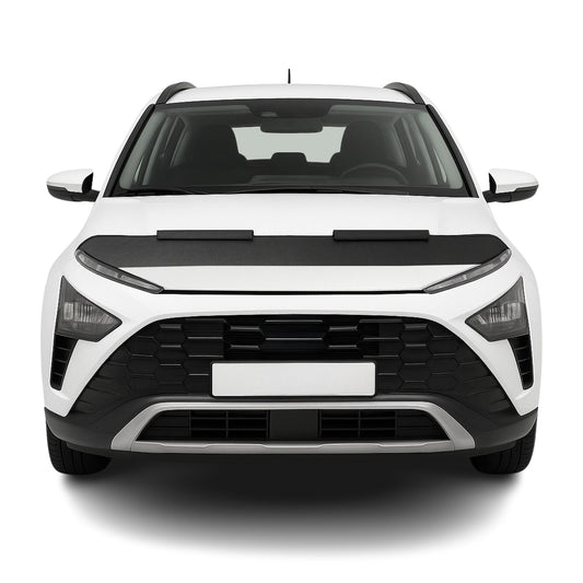 Haubenbra Steinschlagschutz Bonnet Bra für Hyundai Bayon 2021-2025 Carbon Halb