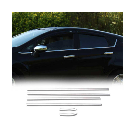 Fensterleisten Zierleisten für Ford Fiesta 2008-2017 Edelstahl Chrom 6tlg