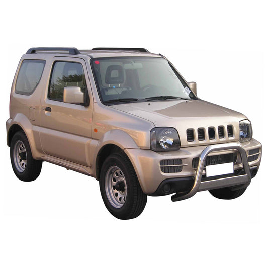 Frontbügel Frontschutzbügel für Suzuki Jimny 2006-2012 ø63mm Stahl Silber Schutz