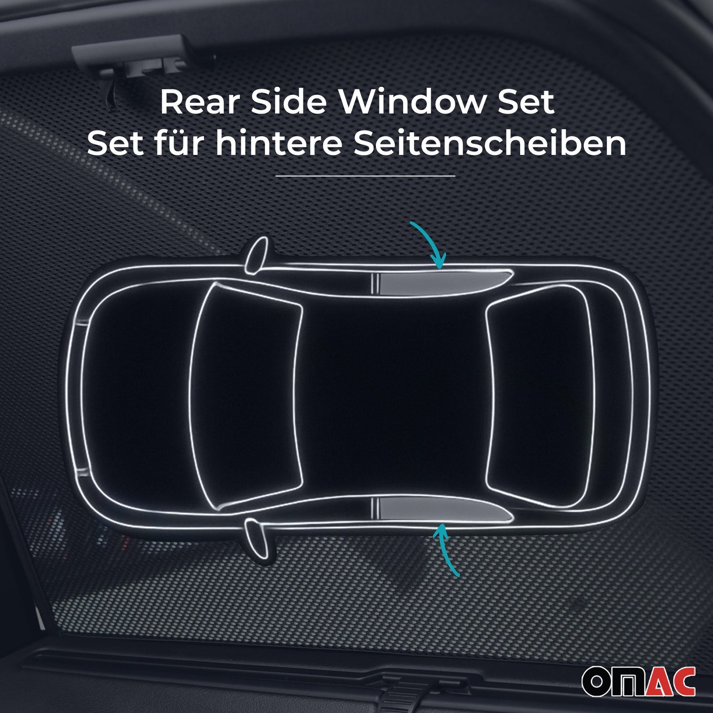 Sonnenschutz Blenden für VW Golf 2009-2012 Variant hintere Türen 2tlg