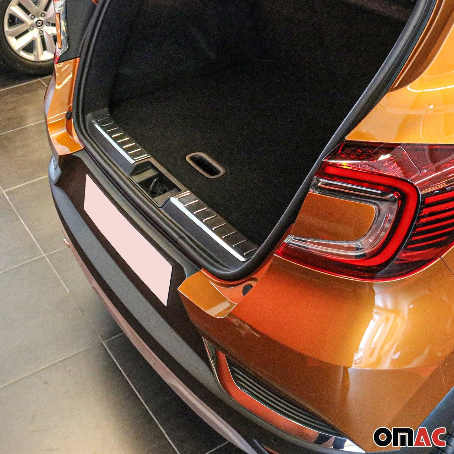 Protecție prag bară de protecție interioară pentru Renault Captur 2019-2025, oțel inoxidabil, set 2 piese