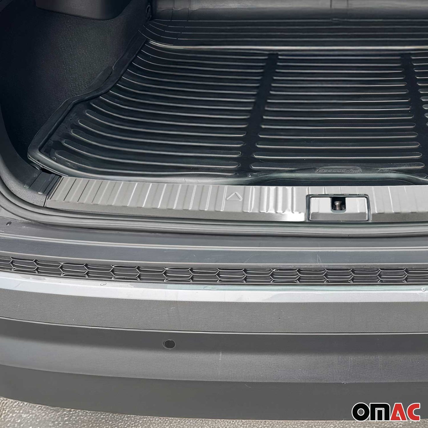 Protecție prag bară de protecție interioară pentru Skoda Kodiaq 2017-2025, crom periat