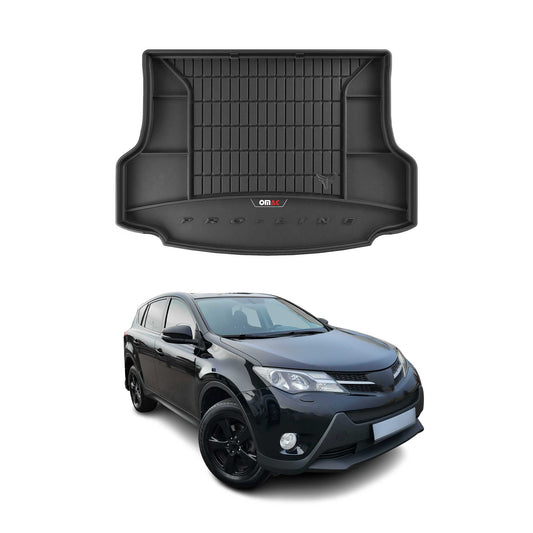 OMAC Gummi Kofferraumwanne für Toyota RAV4 2013-2018 TPE Laderaumwanne Schwarz