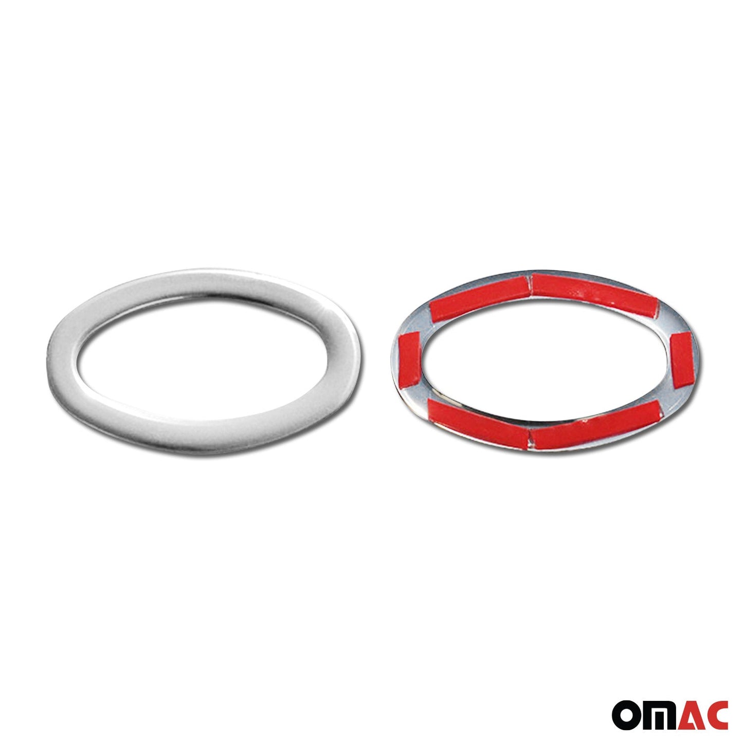 Ramă semnalizator, contur semnalizator pentru Citroen C1 C3 C4 C5 C6, oțel inoxidabil, argintiu, 2x