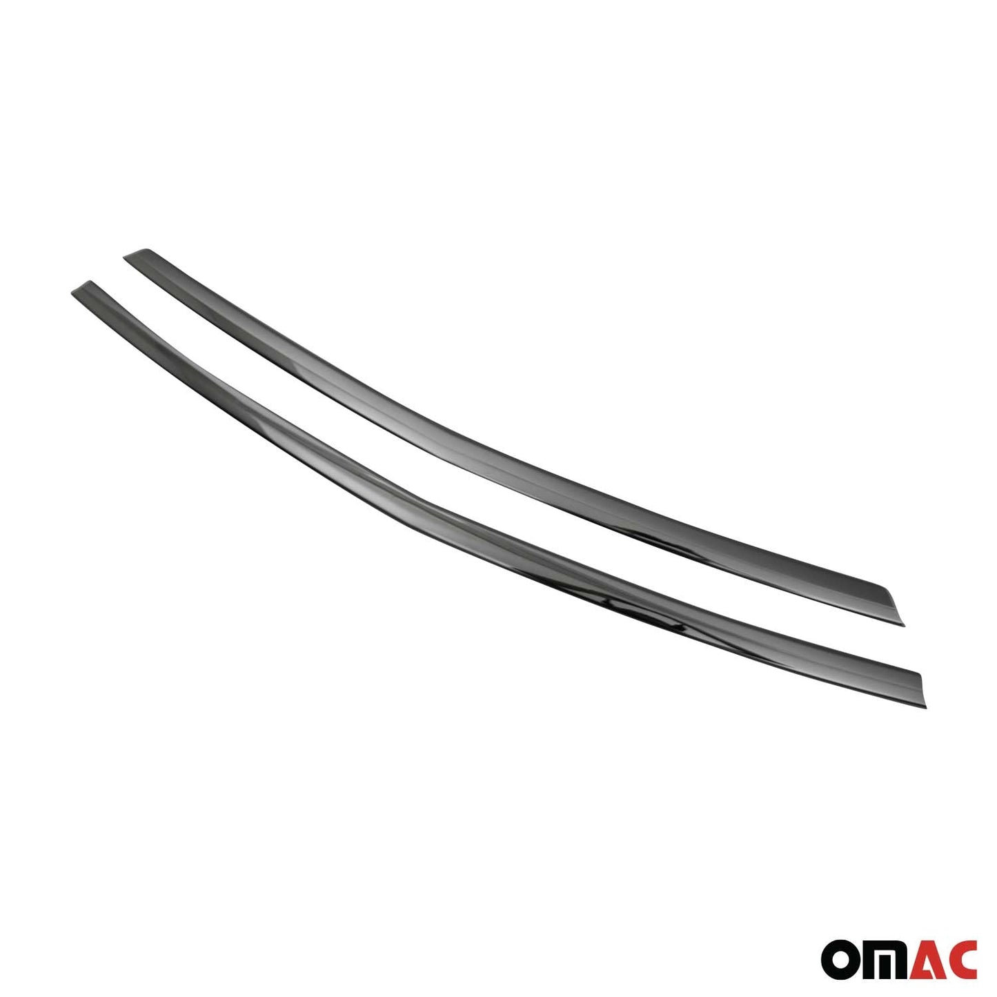 Benzi decorative grilă radiator pentru Mercedes V-Class W447 2014-2025 Închis la culoare 2x