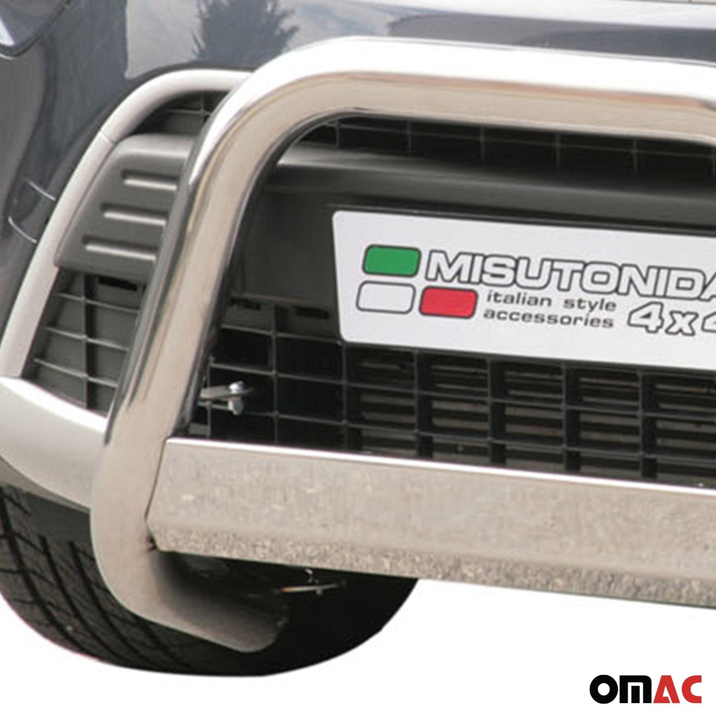 Bară de protecție/buton față pentru Ford Kuga 2008-2012, ø63mm, oțel, argintiu, protecție