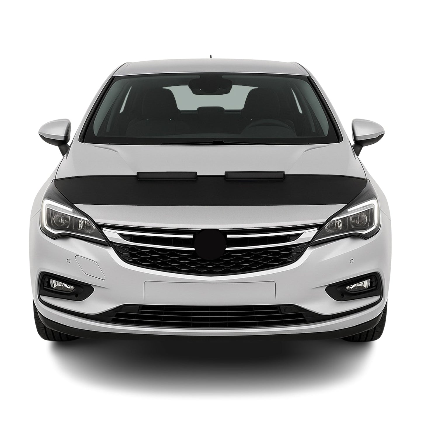 Protecție capotă anti-ciobituri pentru Opel Astra K 2015-2025, jumătate neagră