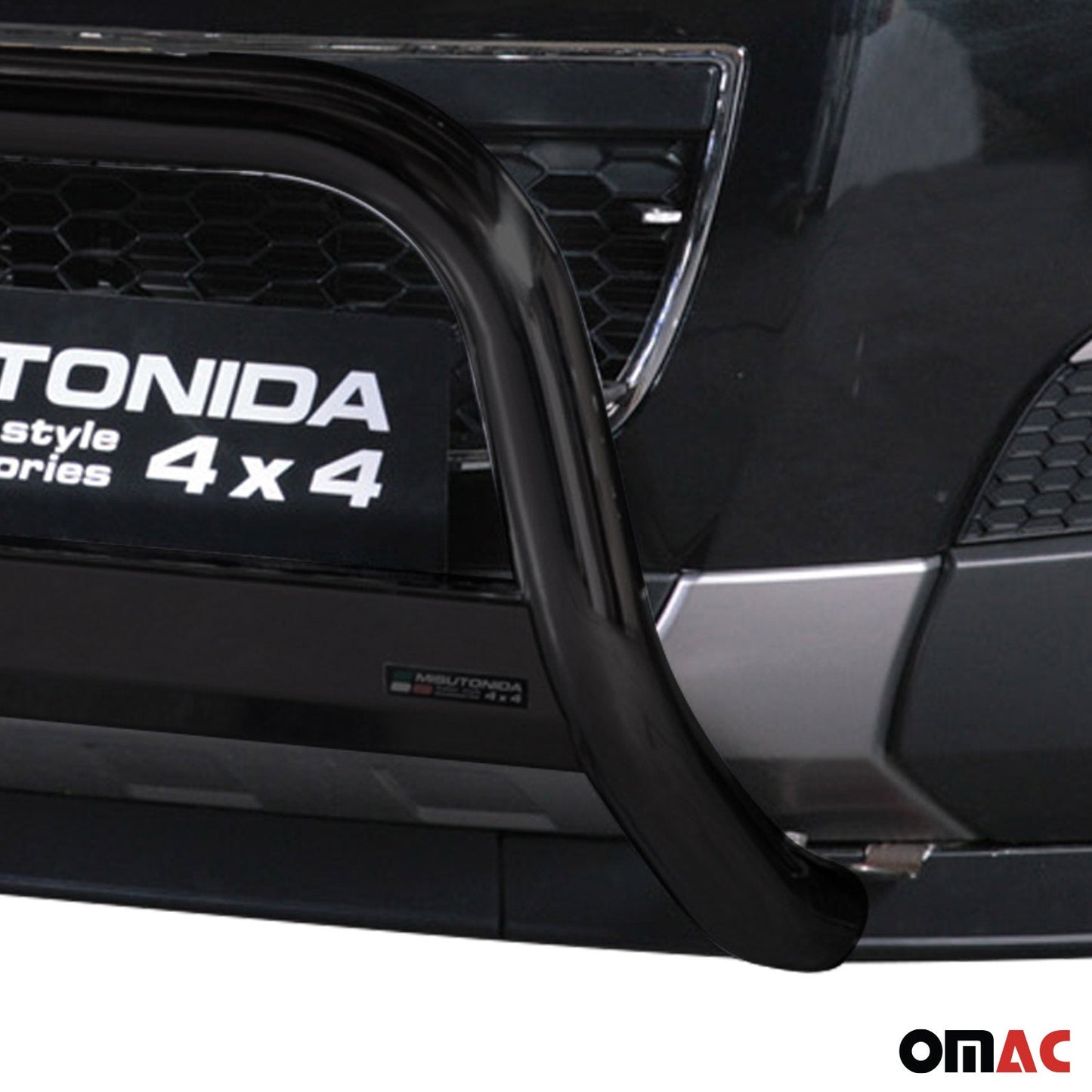 Bară de protecție/buton față pentru Chevrolet Captiva 2011-2016 ø63mm oțel negru