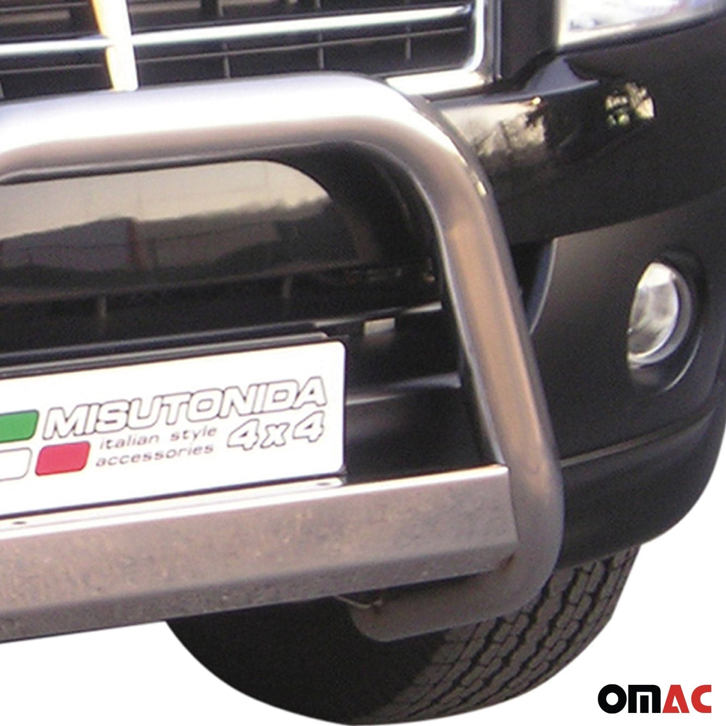 Frontbügel Frontschutzbügel für Ssangyong Rexton 2006-2012 ø63mm Stahl Silber