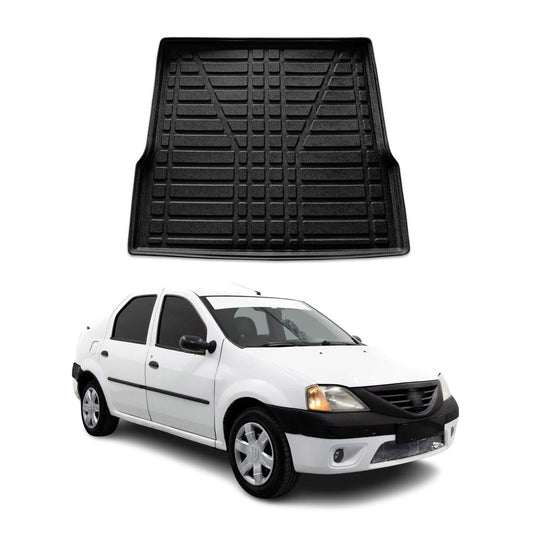 Kofferraumwanne Laderaumwanne für Dacia Logan 2005-2008 Stufenheck Gummi TPE
