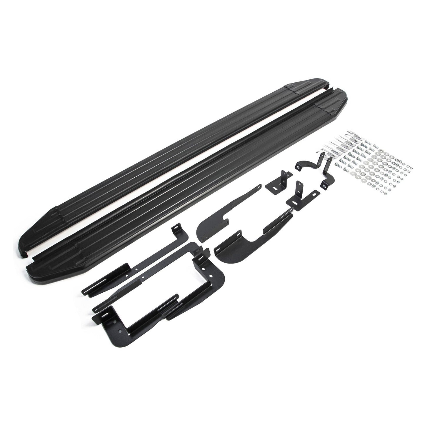 Trittbretter Seitenschweller für Kia Sportage 2010-2015 ABE Schwarz Alu