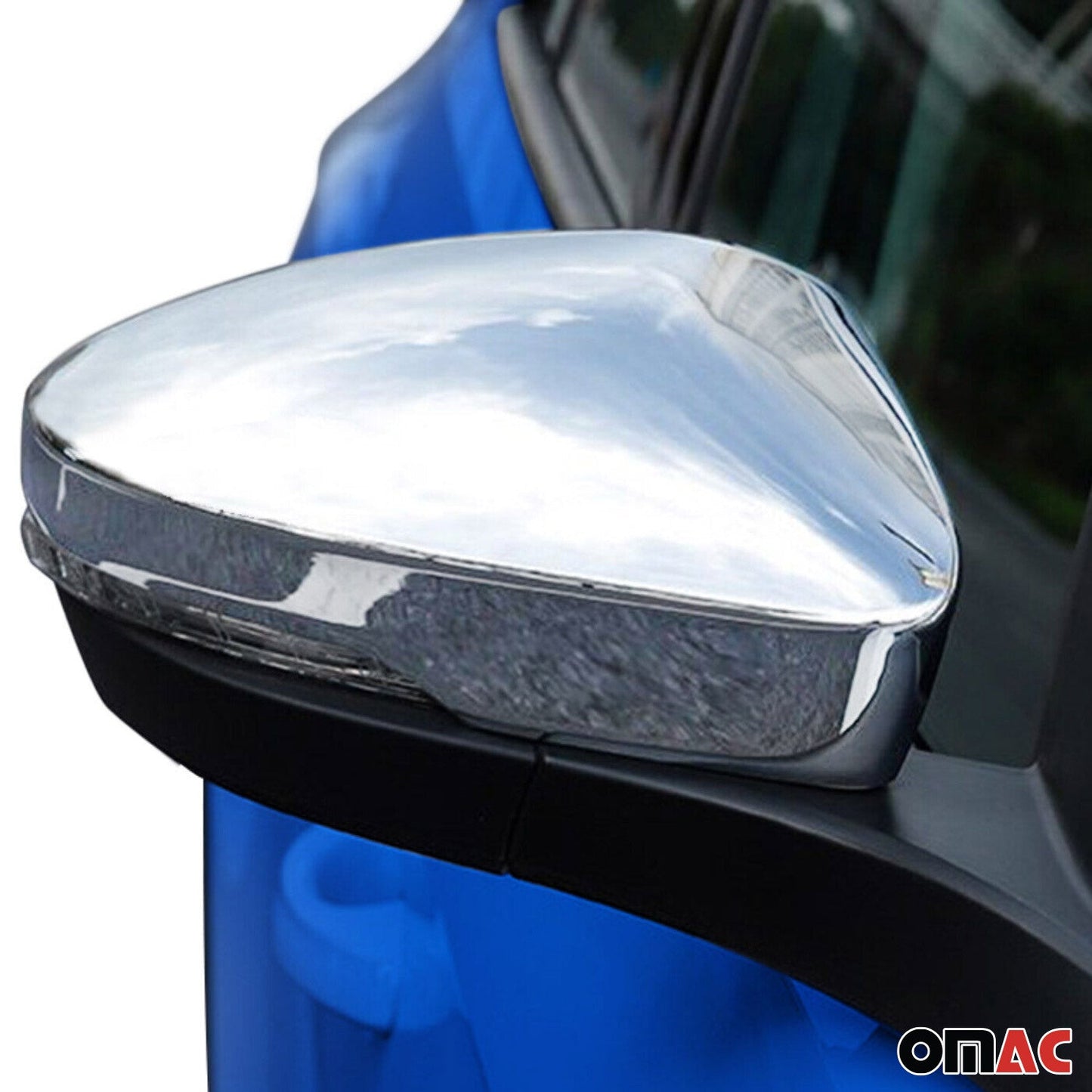 Spiegelkappen Spiegelabdeckung für Skoda Octavia 5E 2013-2019 Edelstahl Silber