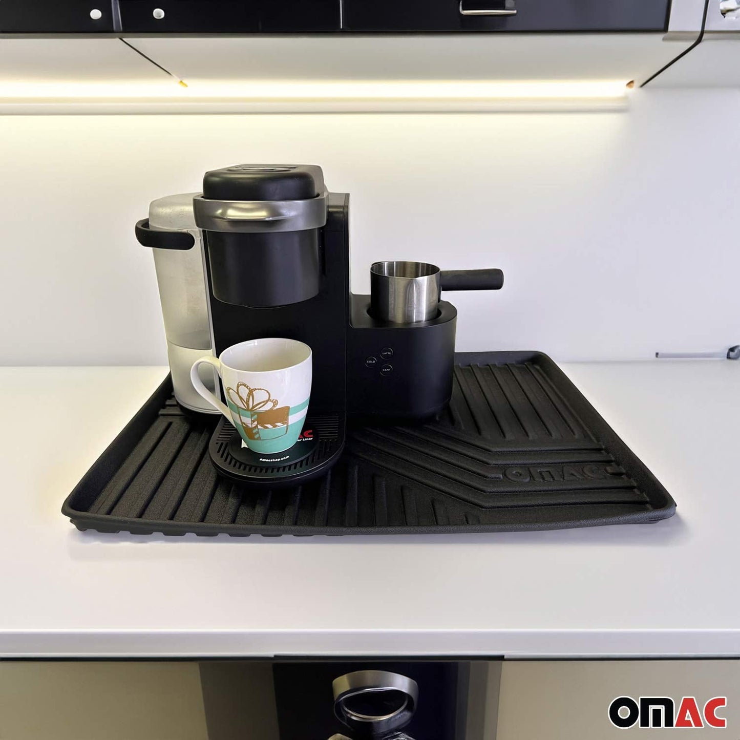 OMAC Schmutzfangmatte Sauberlaufmatte Türmatte Napfunterlage 58x38cm Unterlage