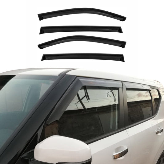 Windabweiser Regenabweiser für Kia Soul 2019-2025 Dunkel Acryl 4tlg
