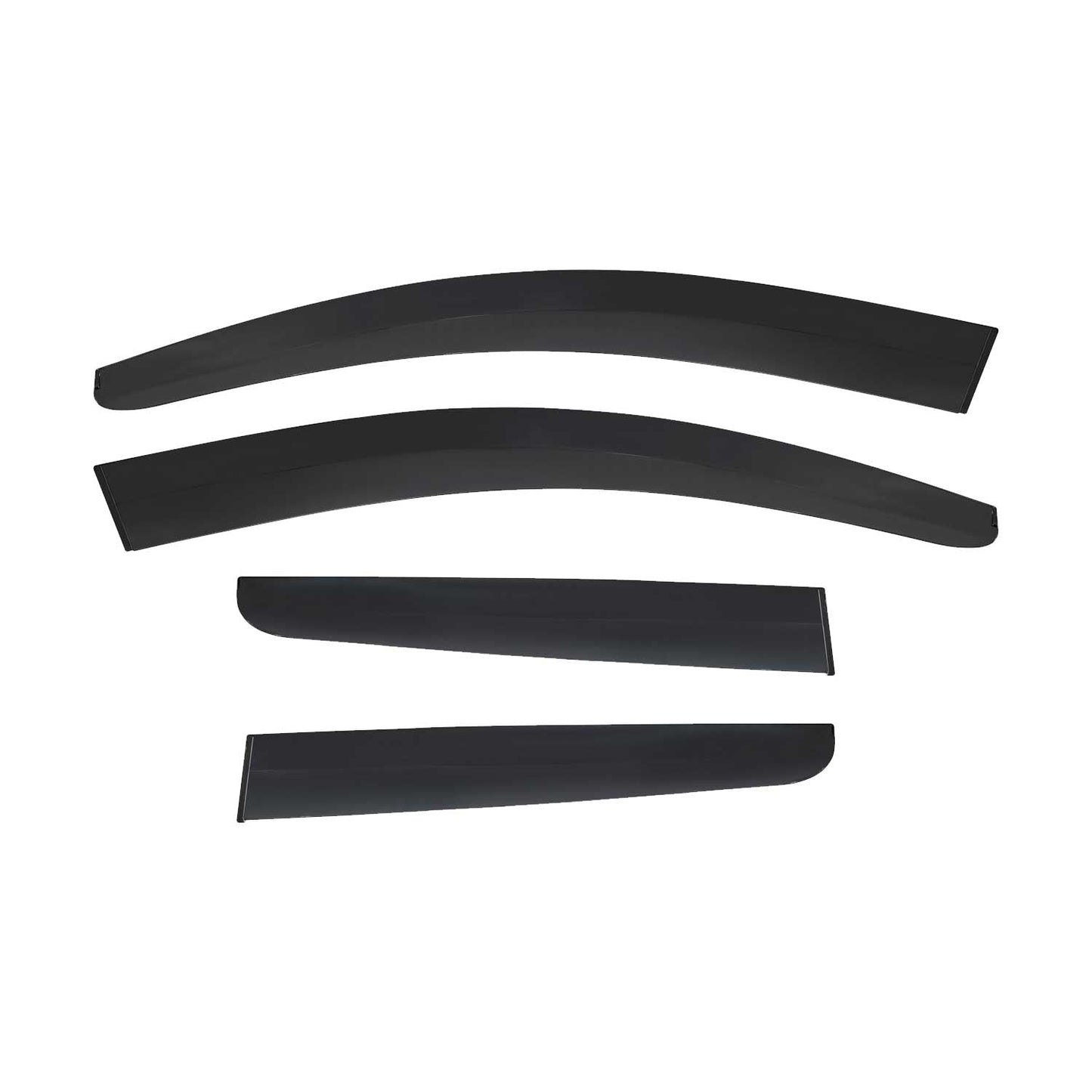 4x Deflectoare de vânt Deflectoare de ploaie pentru Nissan Qashqai J10 2006-2014 Acril Închis la culoare