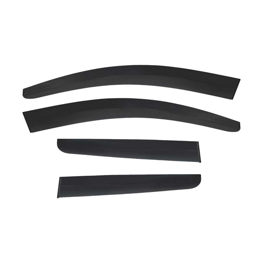 4x Windabweiser Regenabweiser für Nissan Qashqai J10 2006-2014 Acryl Dunkel