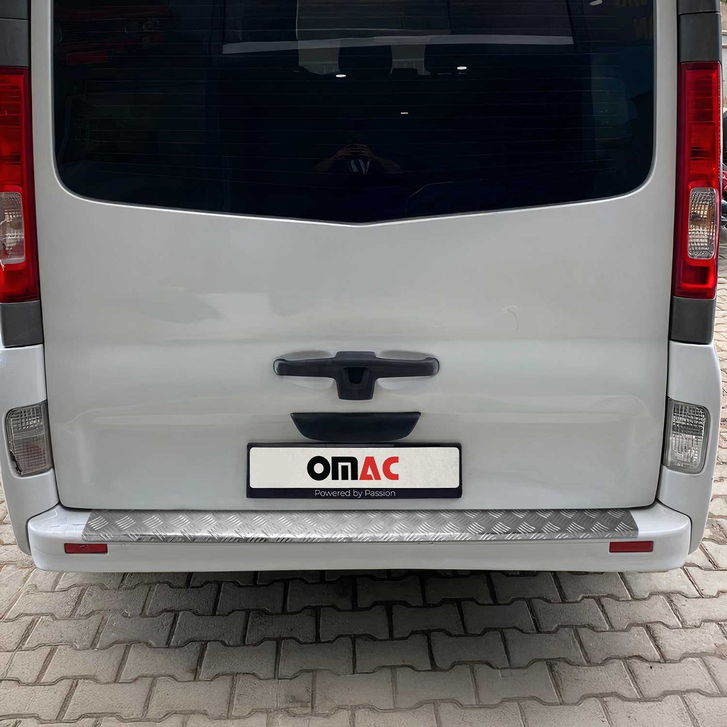 Apărătoare prag/bară de protecție pentru Renault Trafic 2001-2014, aluminiu, argintiu