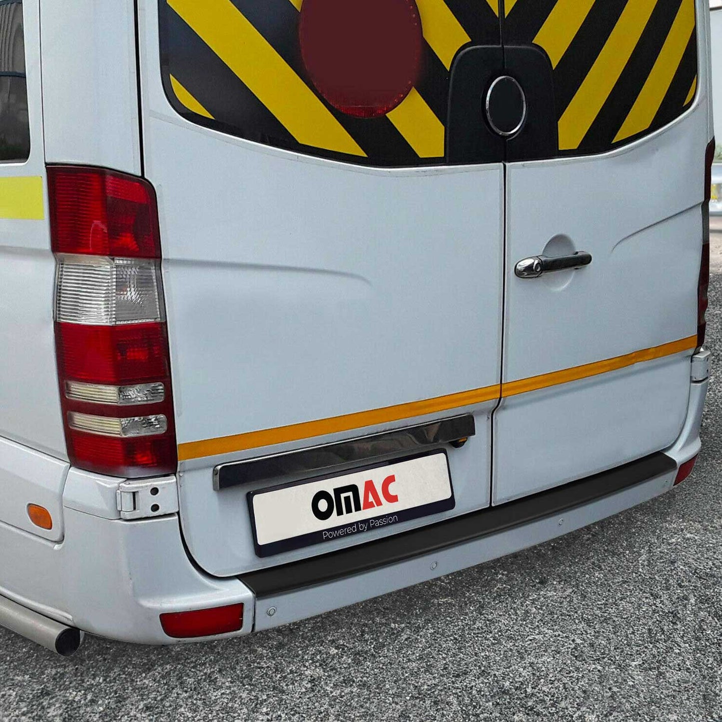 Ladekantenschutz für VW Crafter 2006-2016 Stoßstangenschutz Matt Schwarz ABS