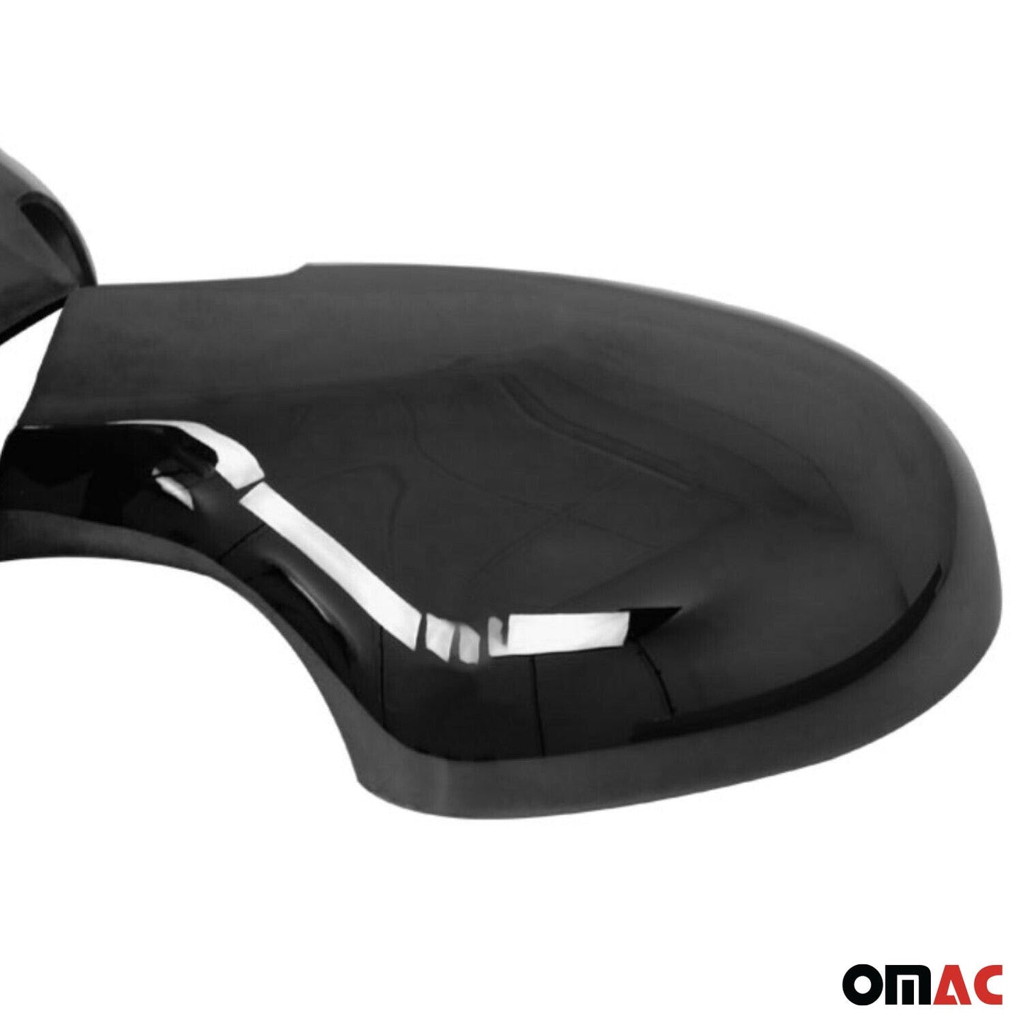 Spiegelkappen Spiegelabdeckung für Renault Thalia 2008-2013 Chrom ABS Dunkel