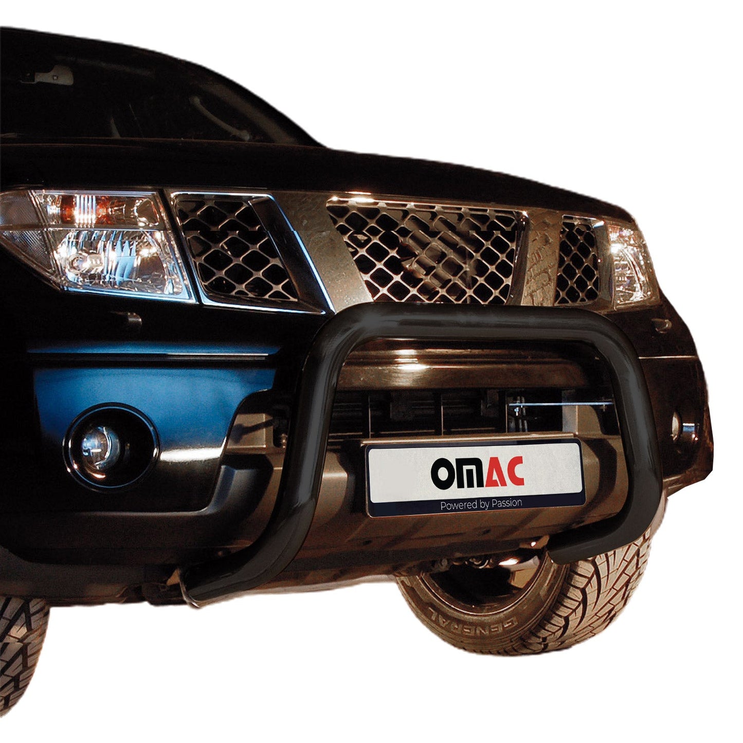 Bară de protecție/buton față pentru Nissan Pathfinder 2010-2016, oțel, omologată ABE, neagră
