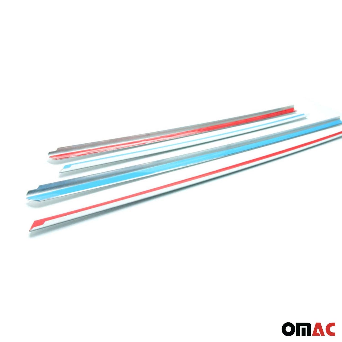 Benzi decorative pentru geamuri Renault Thalia 2013-2020, oțel inoxidabil cromat, 4 bucăți