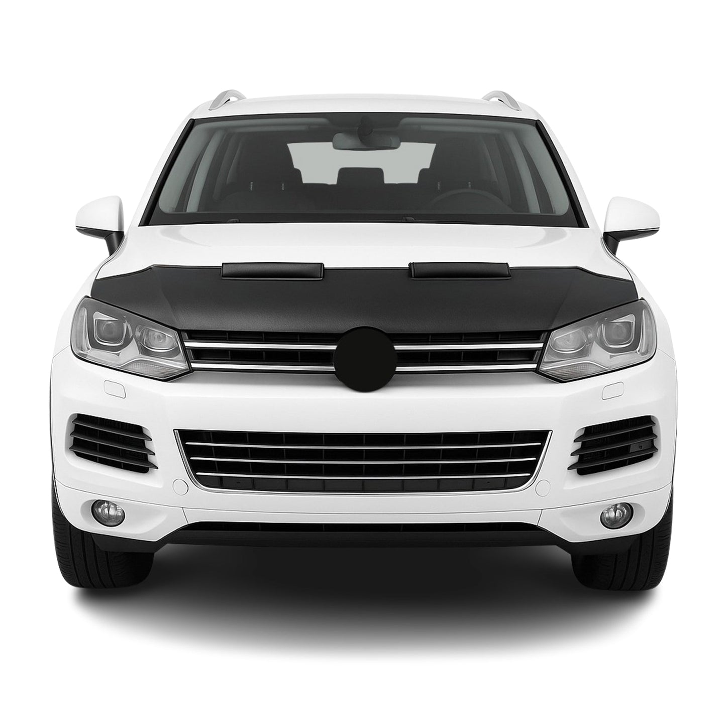 Protecție capotă anti-ciobire pentru VW Touareg 2010-2015, jumătate neagră