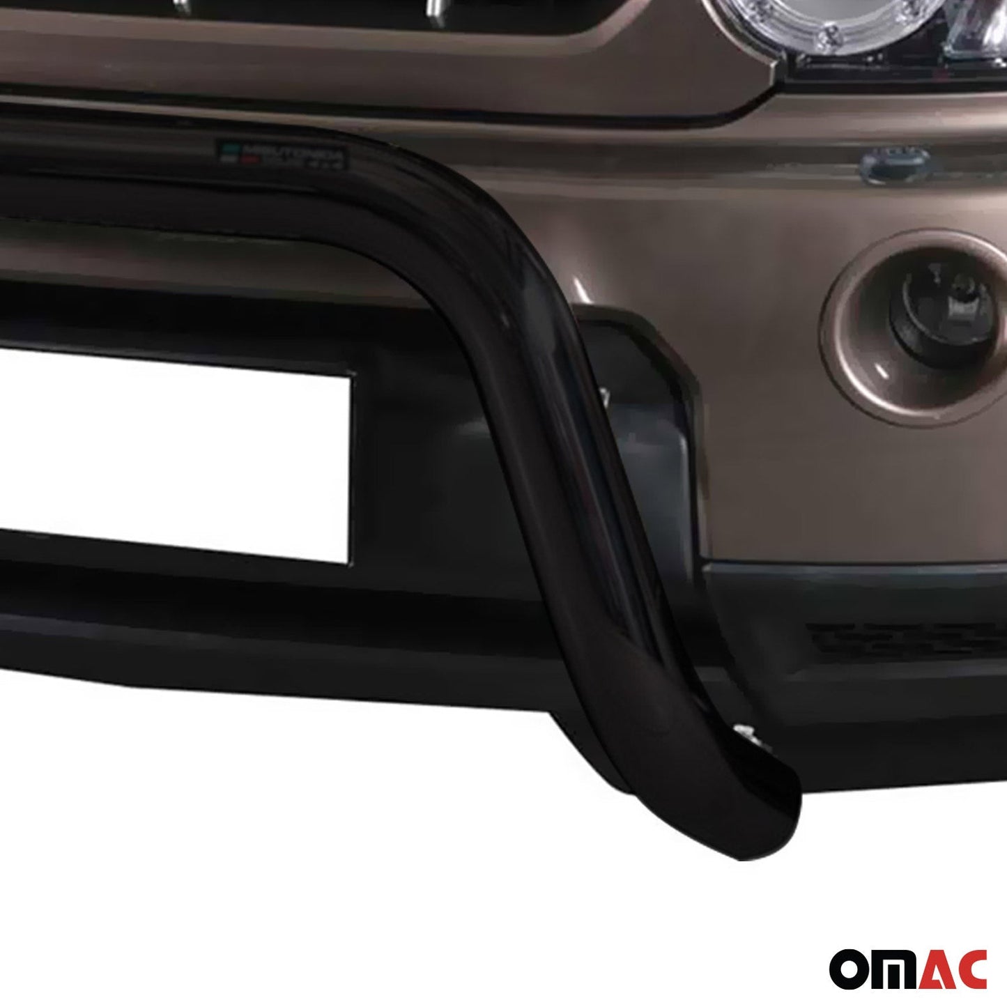 Bară de protecție/buton față pentru Land Rover Discovery 4 2009-2016 ø76mm Negru