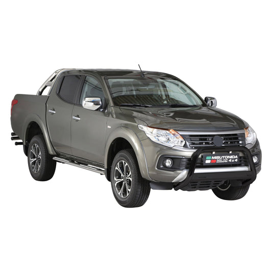 Bară de protecție/buton față pentru Fiat Fullback 2016-2019, ø63mm, oțel, negru