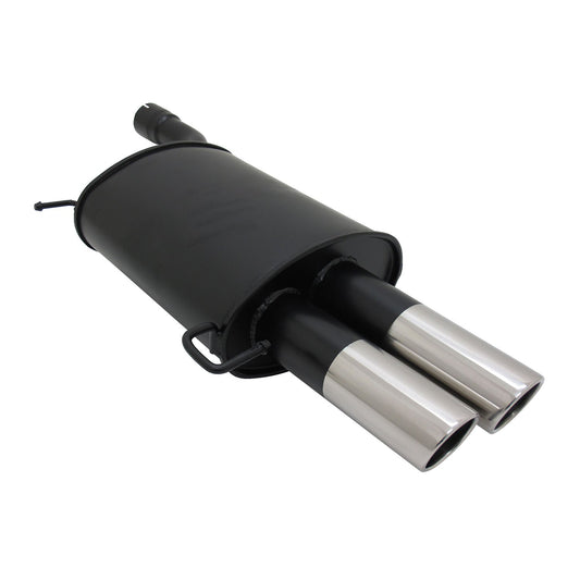 Novus Sportauspuff für BMW E60 2x76mm SR-Design Endschalldämpfer mit ABE