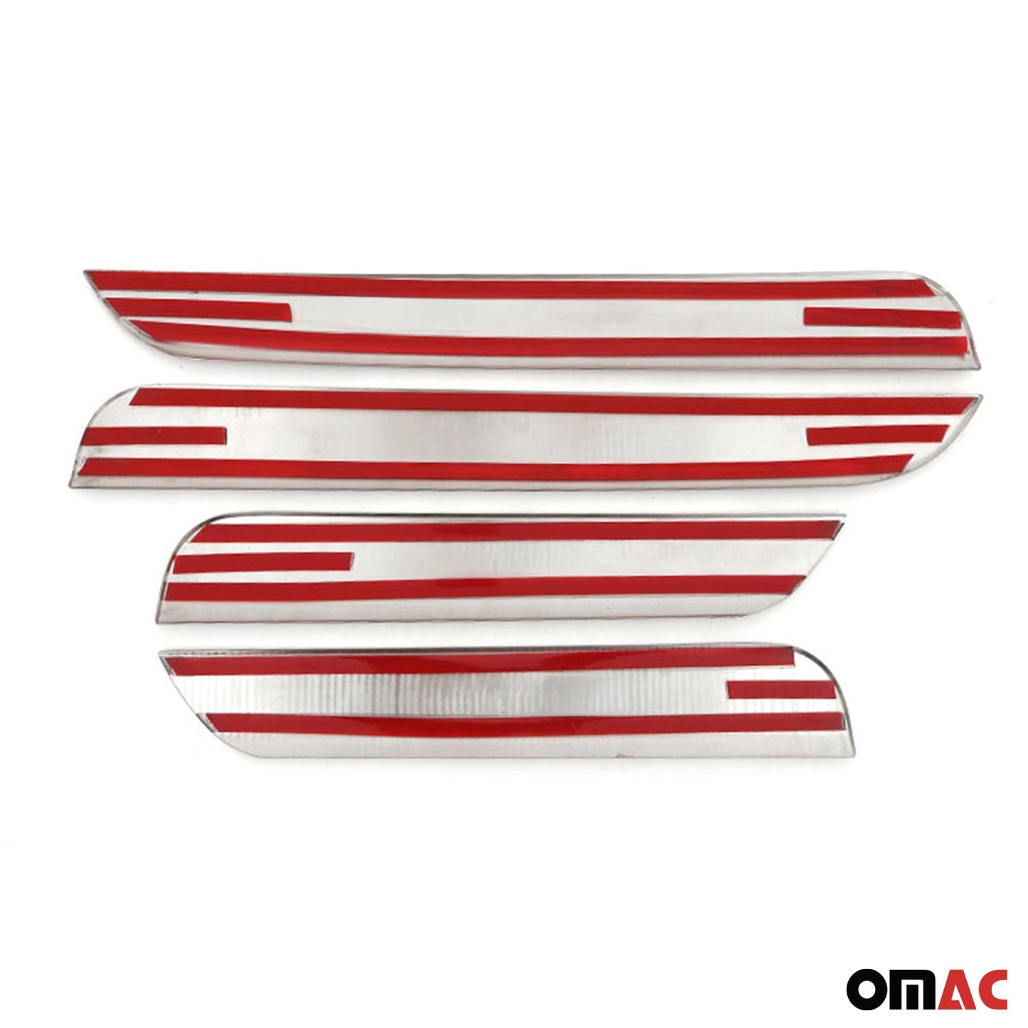 Protecții prag uși Exclusiv pentru Peugeot 5008 2017-2025 Oțel inoxidabil 4x