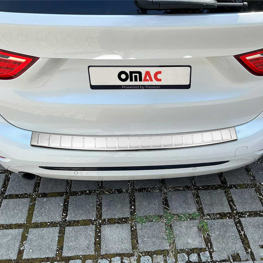 Ladekantenschutz Stoßstangenschutz für BMW 2er F46 2014-2021 Edelstahl Silber