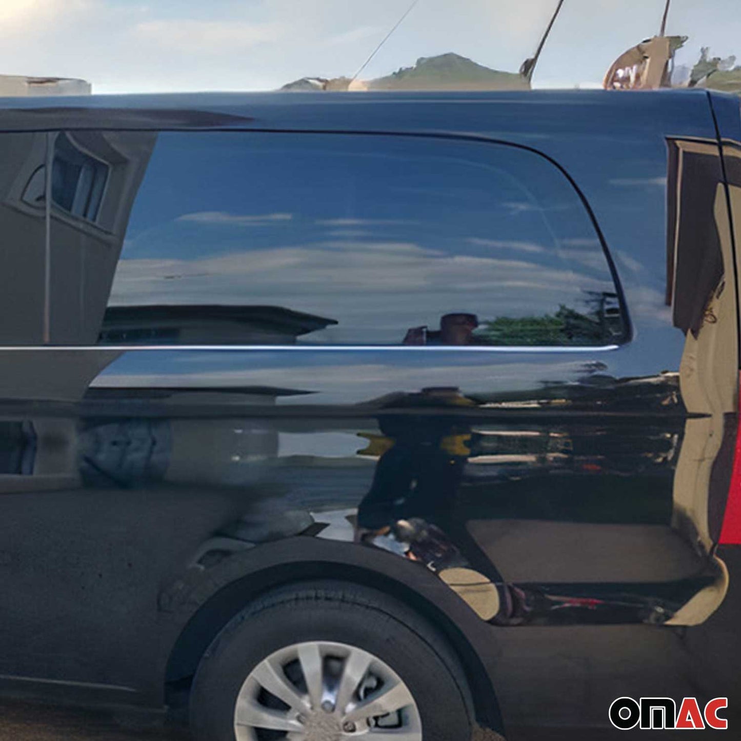 Fensterleisten Zierleisten für Mercedes Klasse W447 L3 2014-2025 Untere Chrom 8x