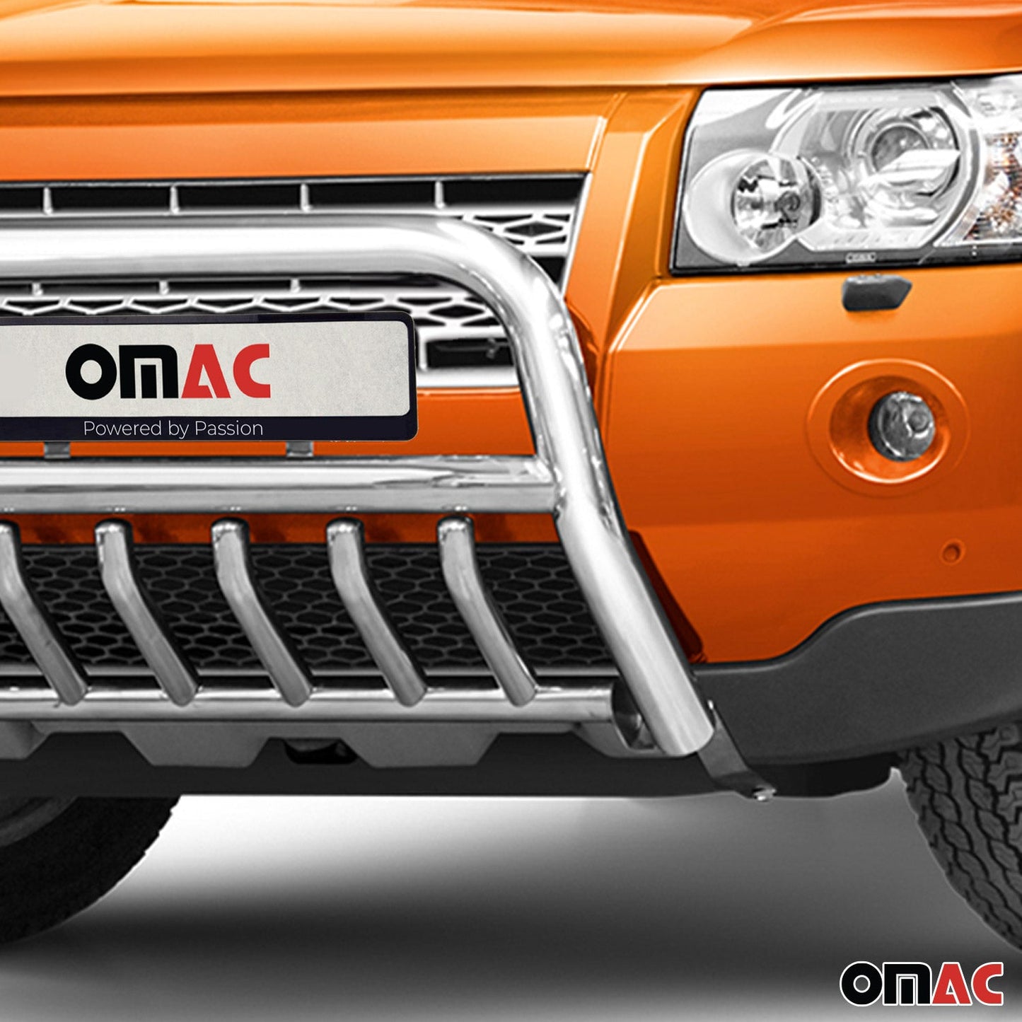 Bară de protecție/buton față pentru Land Rover Freelander 2007-2014, omologată ABE, oțel, argintiu