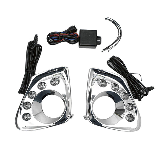 Lumini de zi LED cu proiectoare de ceață pentru Toyota Corolla 2007-2013