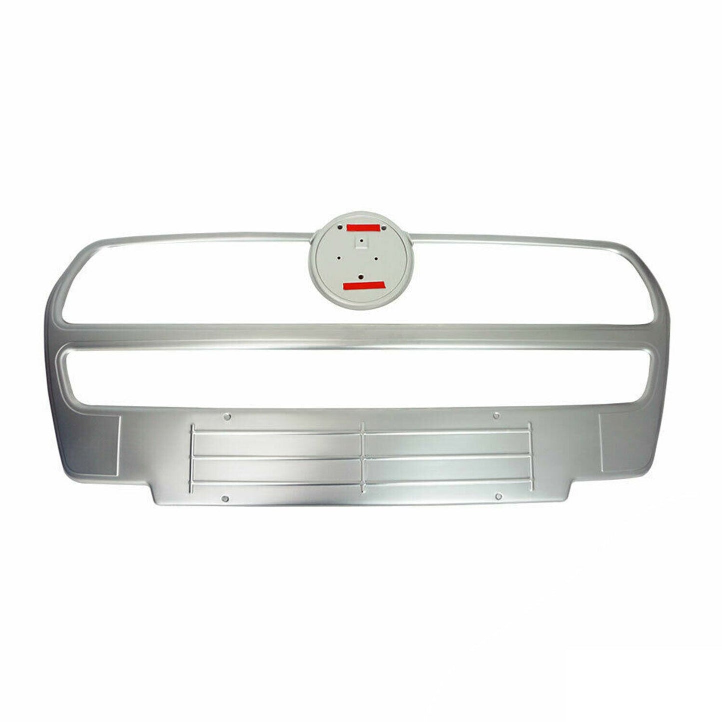 Benzi decorative grilă auto pentru Fiat Doblo 2010-2014, oțel inoxidabil, argintiu, 2x