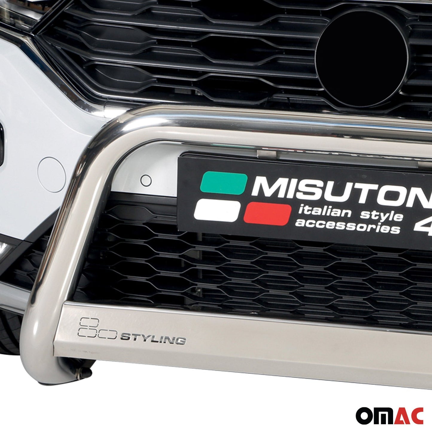 Frontbügel Frontschutzbügel für VW T-Roc 2017-2025 ø63mm Stahl Silber Schutz