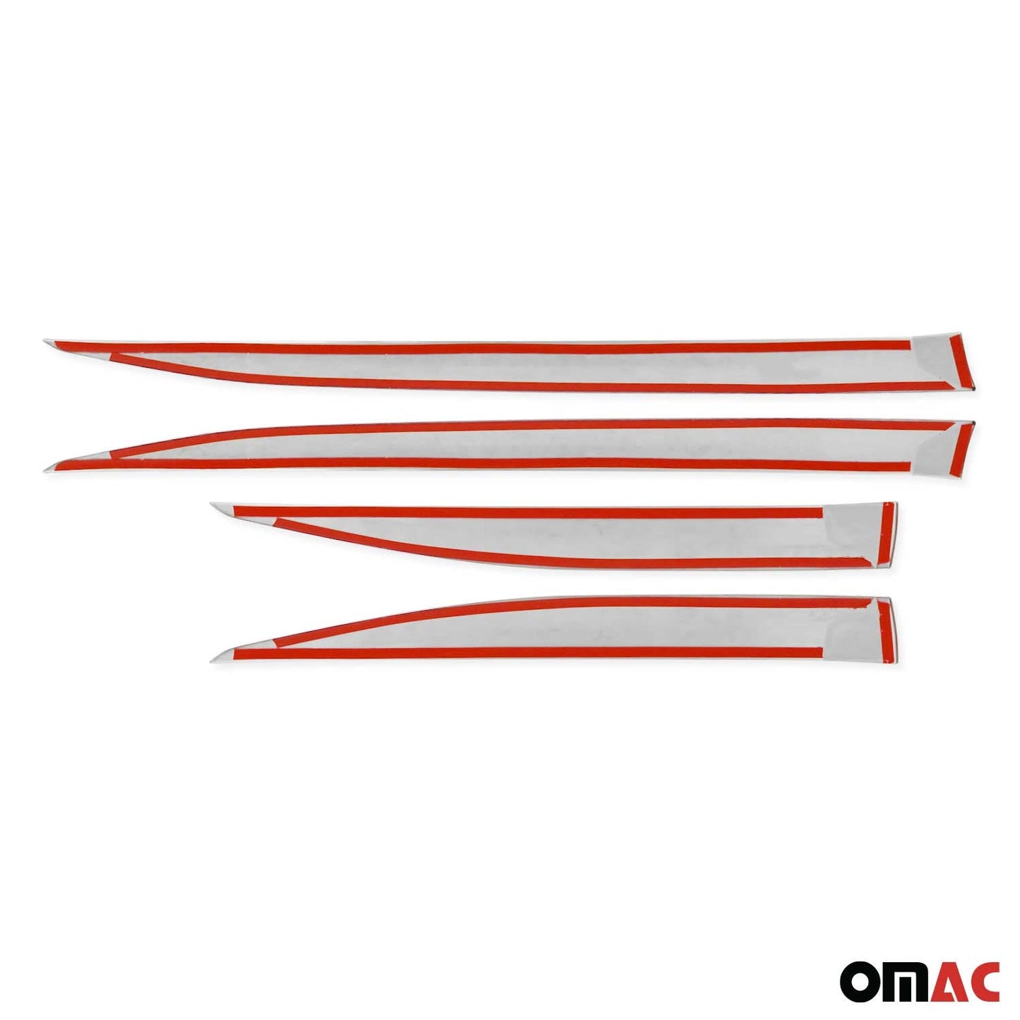 Seitentürleiste Türleisten Türschutzleiste für Peugeot 2008 2019-2025 Chrom 4x