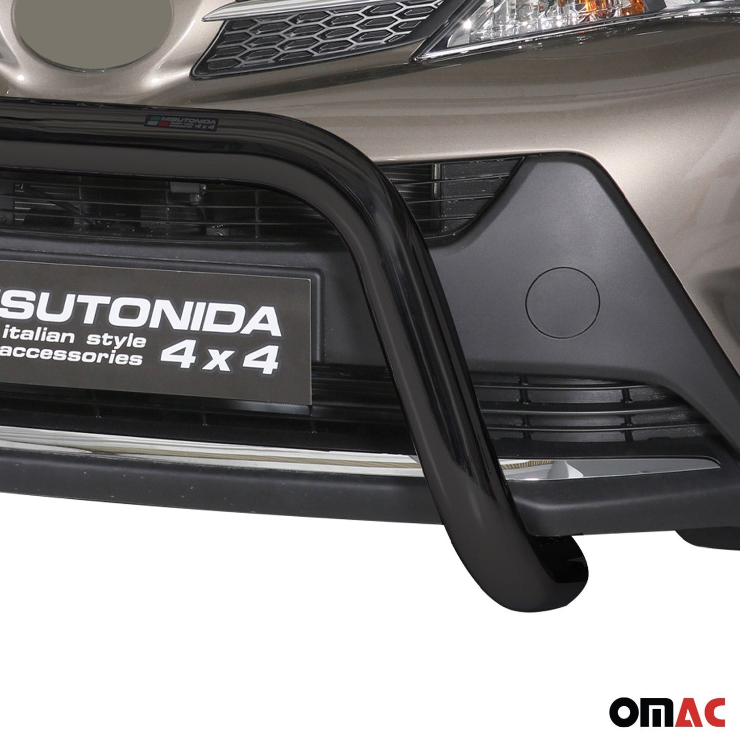 Bară de protecție/buton față pentru Toyota RAV4 XA40 2013-2015 ø76mm oțel negru