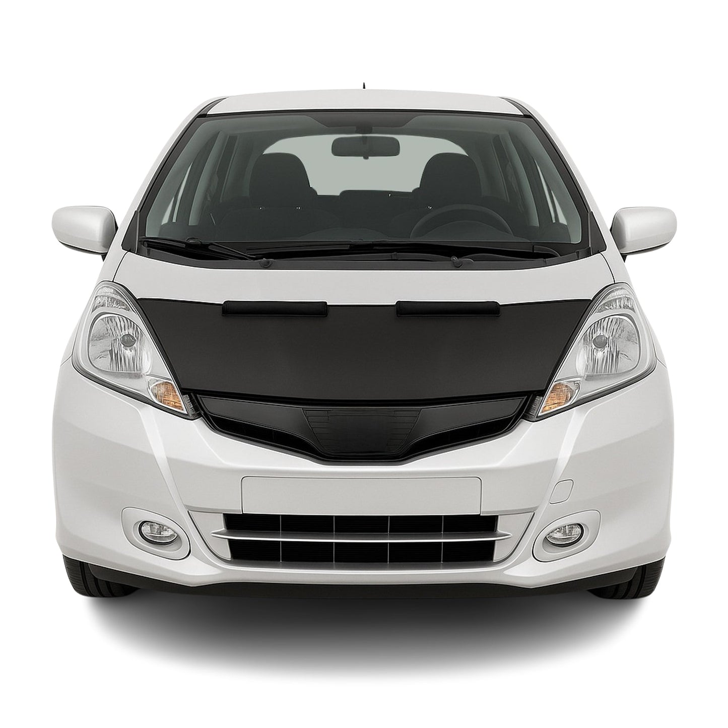 Protecție capotă anti-ciobire pentru Honda Jazz GE 2009-2014, jumătate neagră