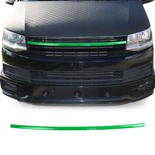 Benzi decorative grilă auto pentru VW T6 Transporter 2015-2019, oțel inoxidabil, verde