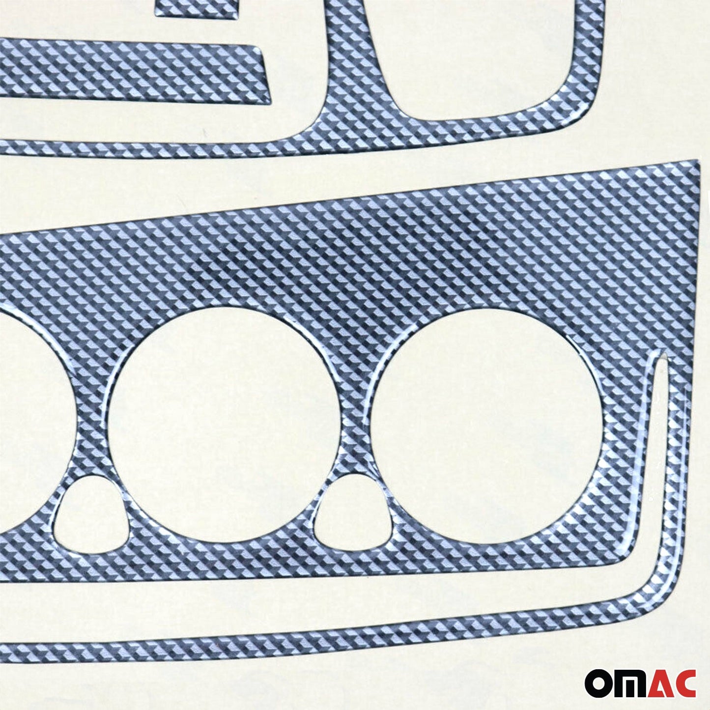 Ornamente interioare cockpit pentru Isuzu D-Max 2002-2008, set 16 piese, aspect carbon